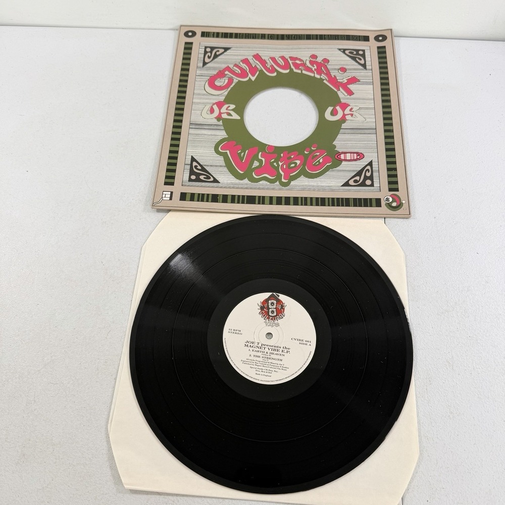 Joe T Presents The Magnet Vibe EP Vinyl Record Cultural Vibe Records EX
